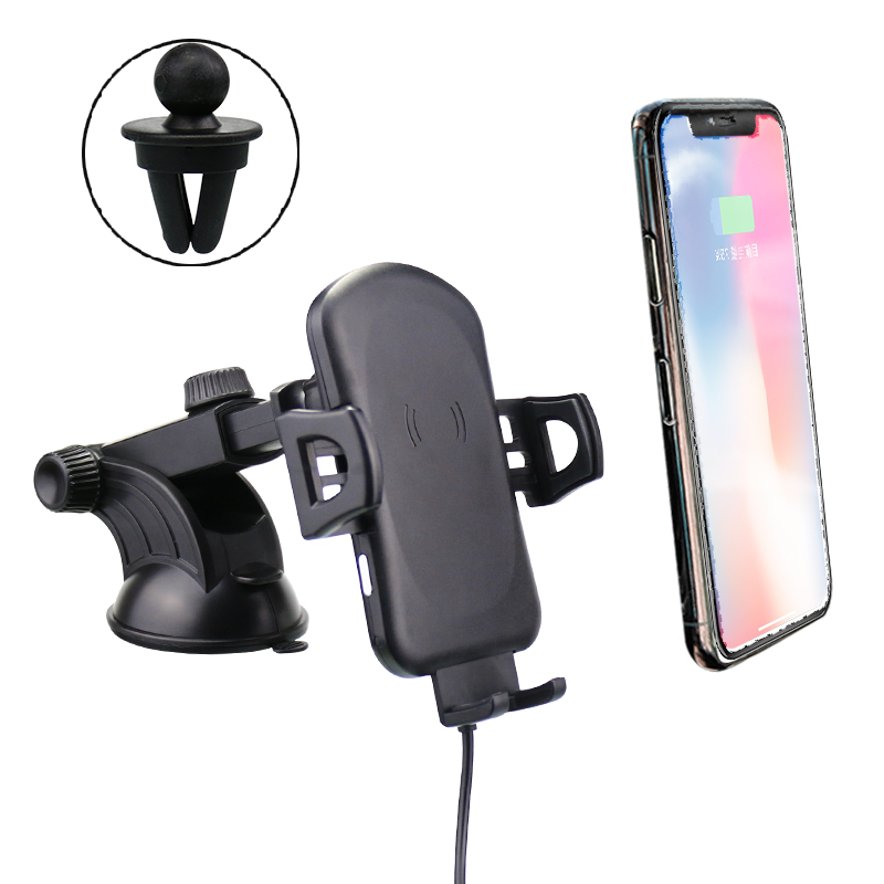 Auto Clamping wireless car charger